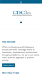 Mobile Screenshot of ctsclaw.com